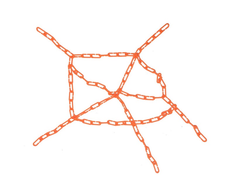 Hyamass 200-Piece Orange Plastic Chain Links & Toys - Interlocking C-Clip Bird Cage Accessories for Parakeets, Sugar Gliders, Small Pets (Climbing/Swinging Toys) - Image 4